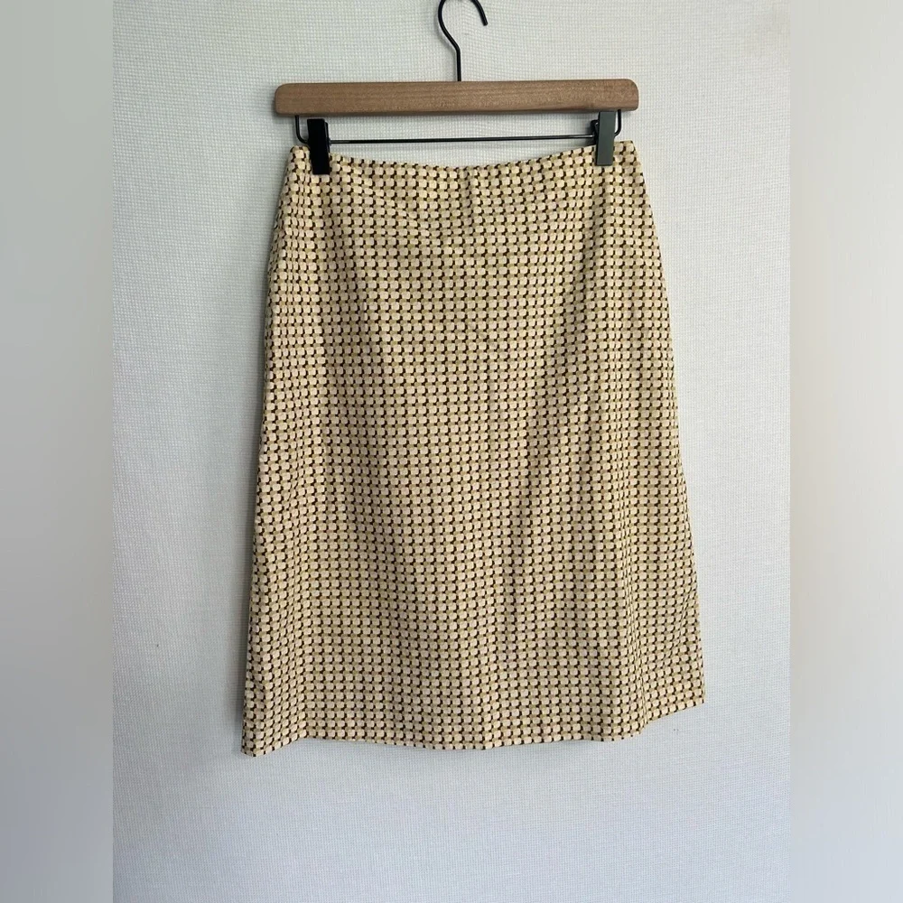 J. CREW Women's 100% Cotton Lightweight Pencil Skirt Multicolor